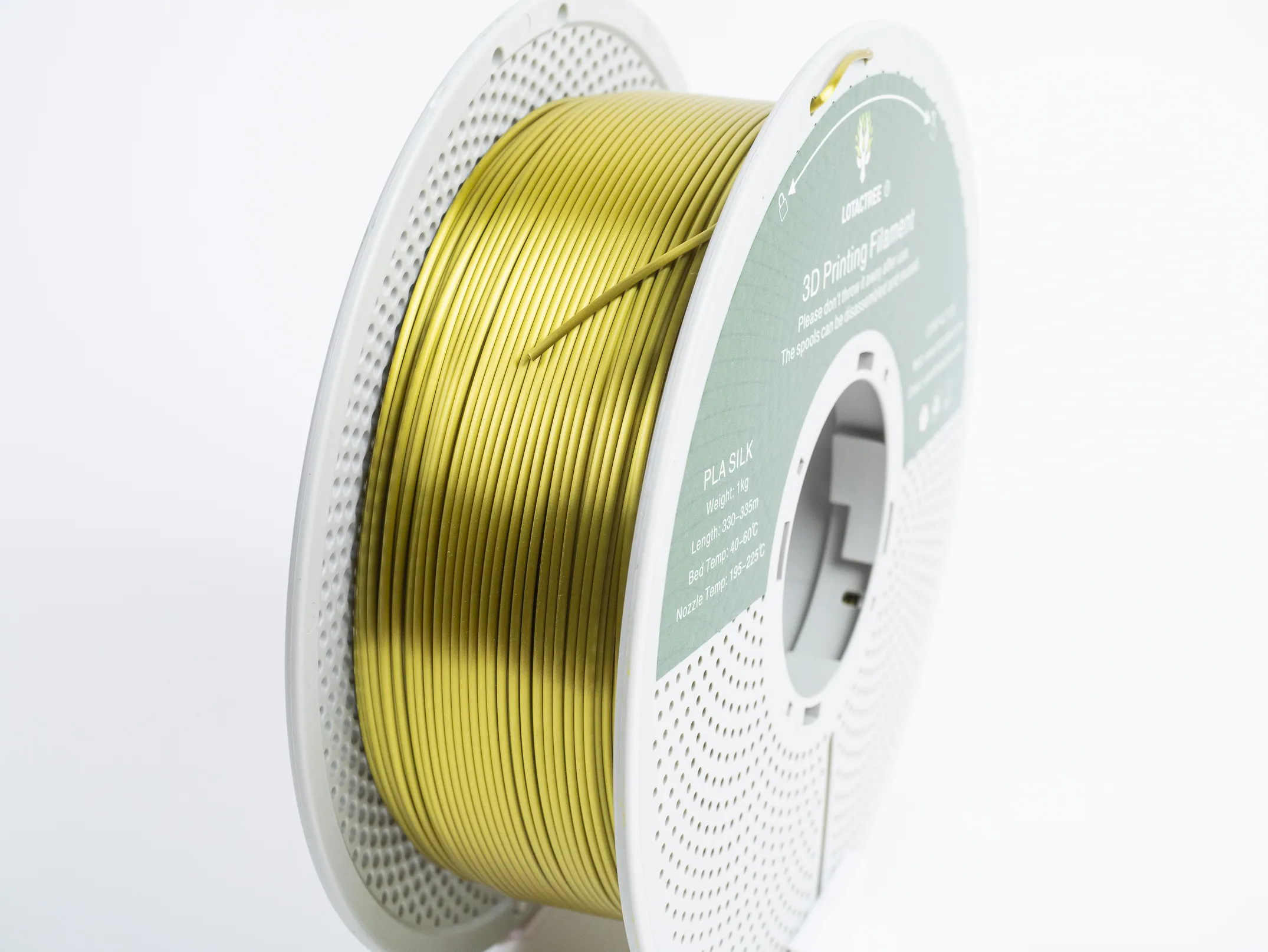 PLA Silk Greenish Gold