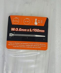 Abraçadeiras transparentes 3,6x150mm 40un