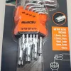 Chave Hexagonal Torx conjunto 9un