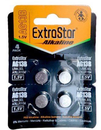 Pilhas LR44 Extrastar