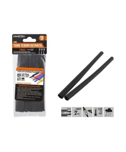 Manga Termo Retrátil Preta 3x120mm