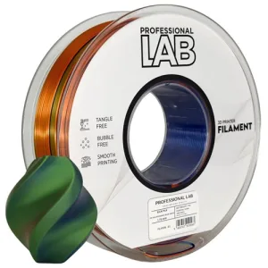 PLA Silk Orange Blue Green Prof Lab